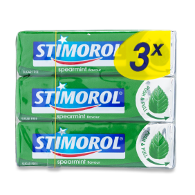 Stimorol Spearmint 3-Pack - Tyggegummi