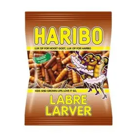 Haribo Labre Larver - Slik mm
