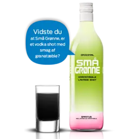 Små grønne med lakrids og granatæble - 