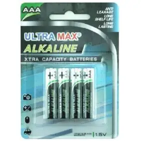 Ultra Max - AAA - Batterier
