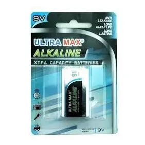 Ultra Max - 9V - Batterier