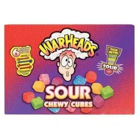 Warheads Sour - Chewy Cubes - 