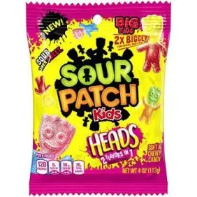 Sour Patch Kids - 2 Flavours In 1 - Andet / Slik / Chokolade