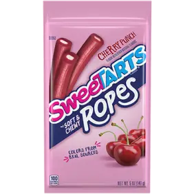 SweeTarts - Cherry Chewy Punch Rope - Andet / Slik / Chokolade
