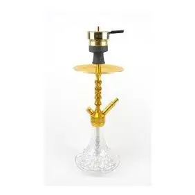 AMY Alu Antique Berry S - Gold & Clear - Shisha