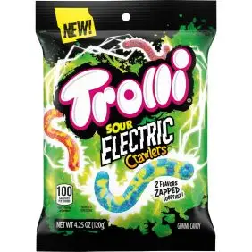 Trolli Sour Electric Crawlers - Andet / Slik / Chokolade