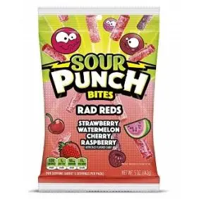 Sour Punch Rad Reds Bites - Andet / Slik / Chokolade