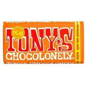 Tony's Chocolonely - Milk Chocolate Caramel Sea Salt - Andet / Slik / Chokolade